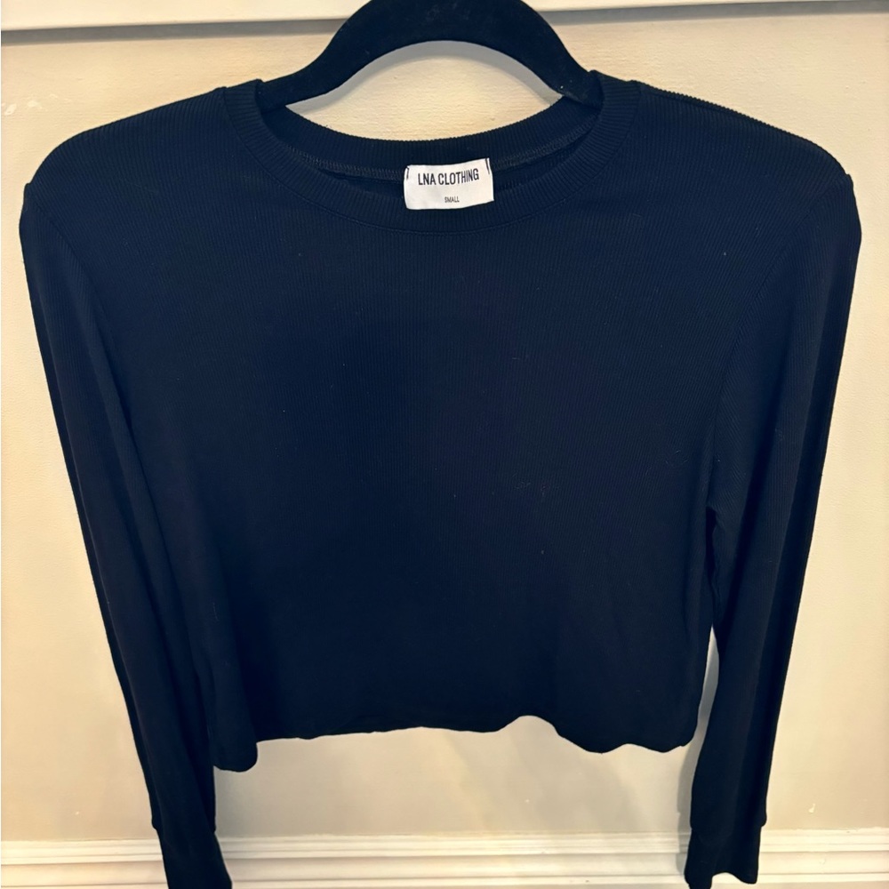 LNA Rey mock neck black top - Picture 4 of 9